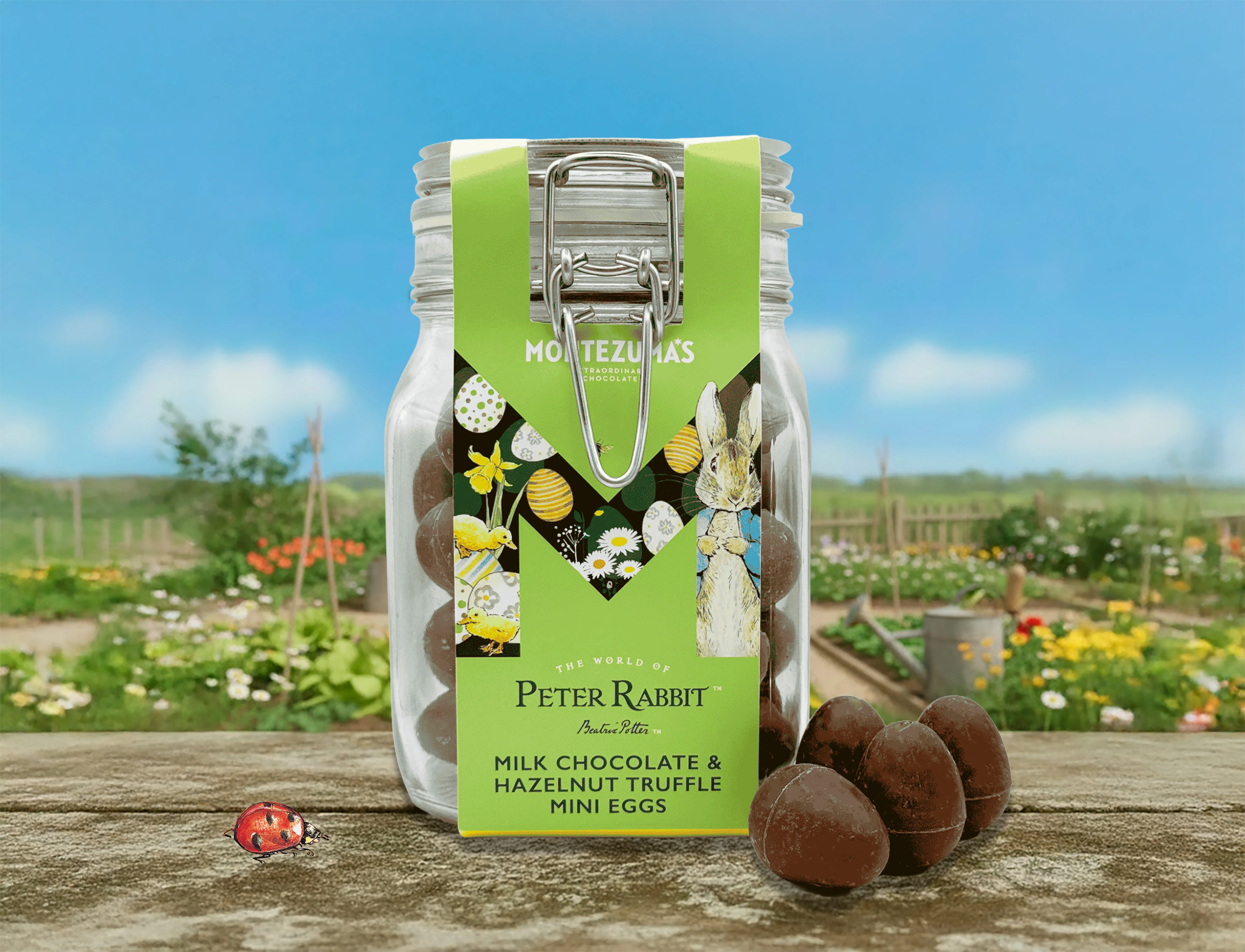 Peter Rabbit Milk Chocolate & Hazelnut Truffle Mini Eggs