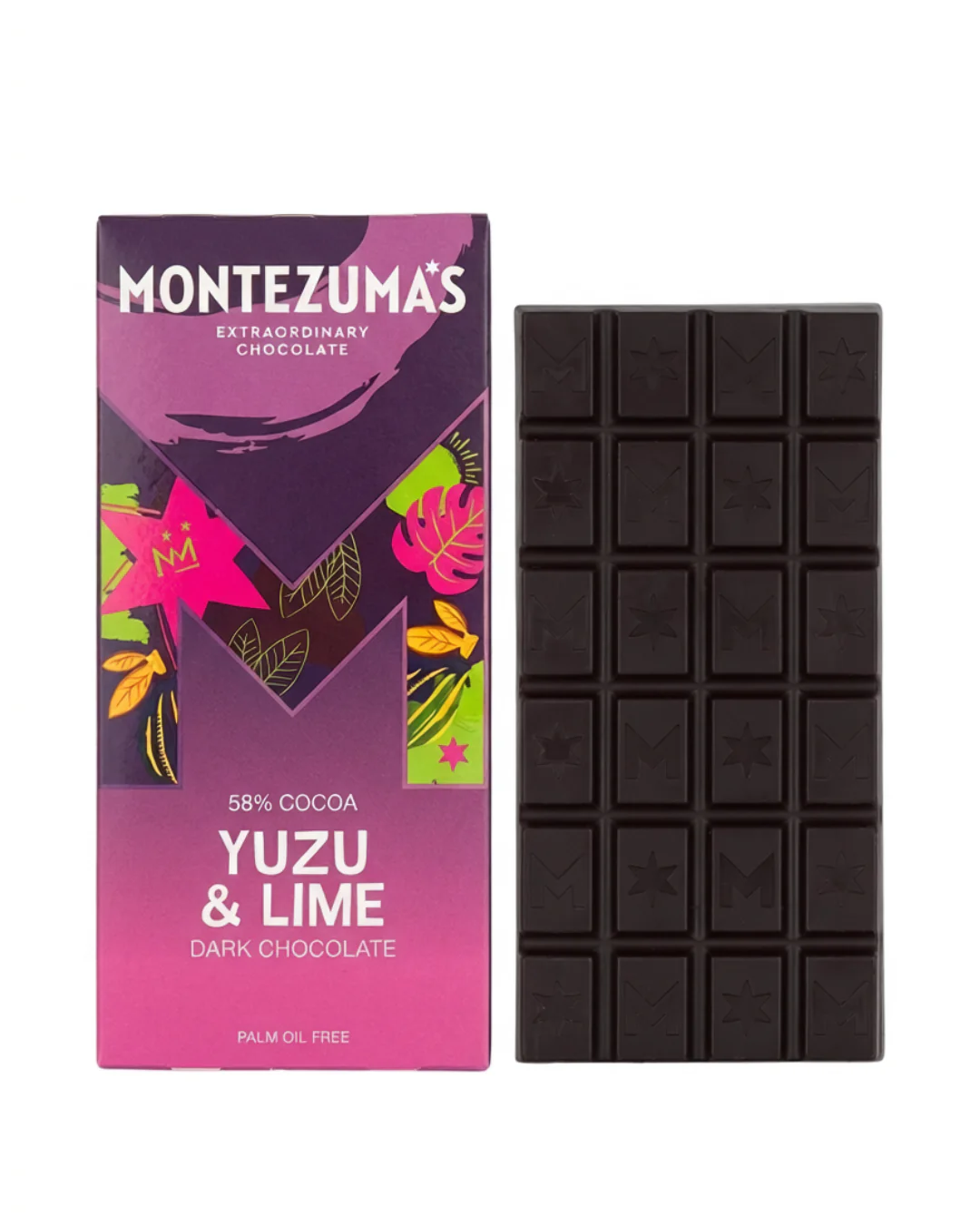 Yuzu and Lime Dark Chocolate Bar with Sugar Crunch